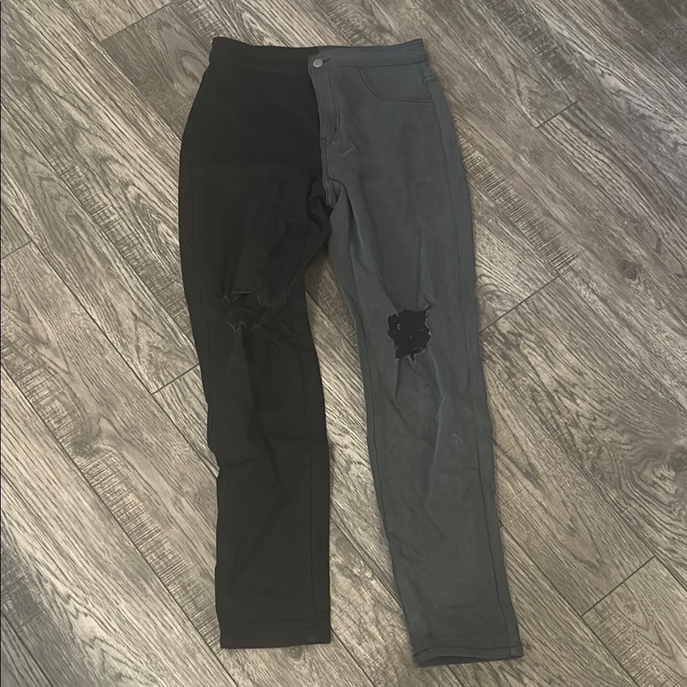 Weissman Black and Gray Dance Pants